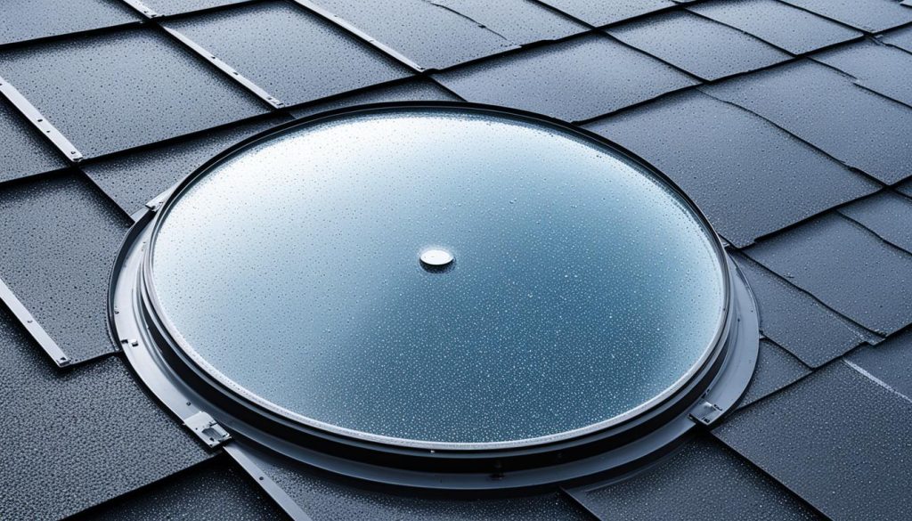 Lichtkoepel plat dak